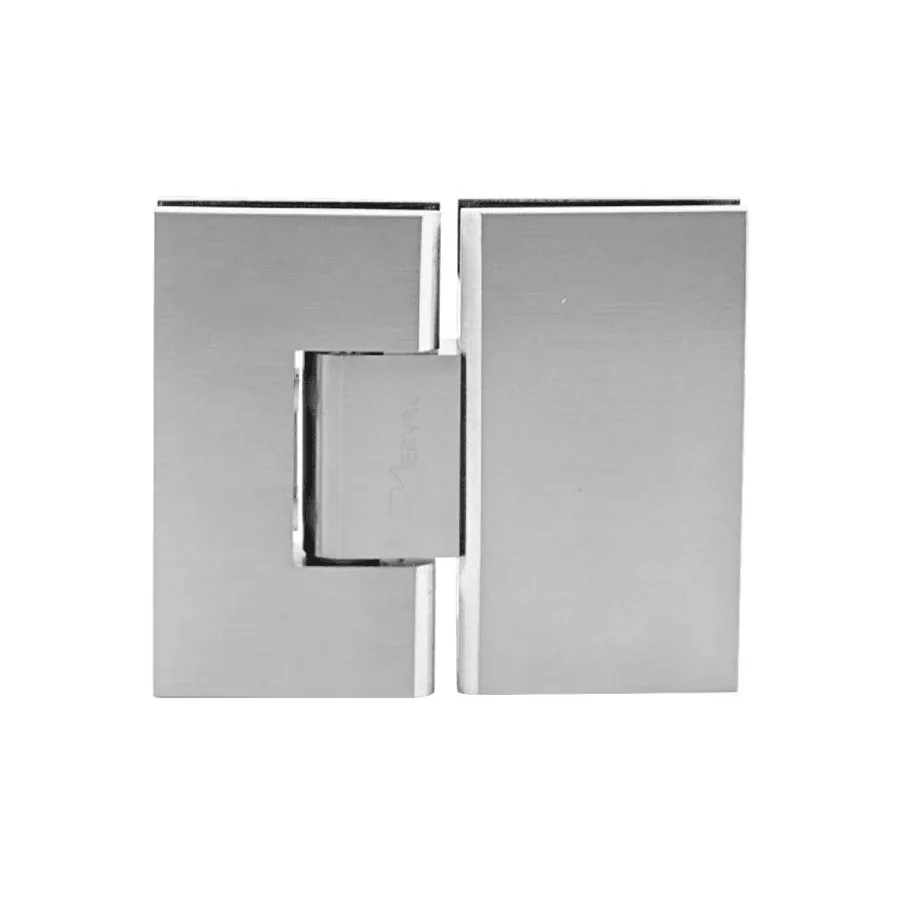 Glass-to-glass hinge