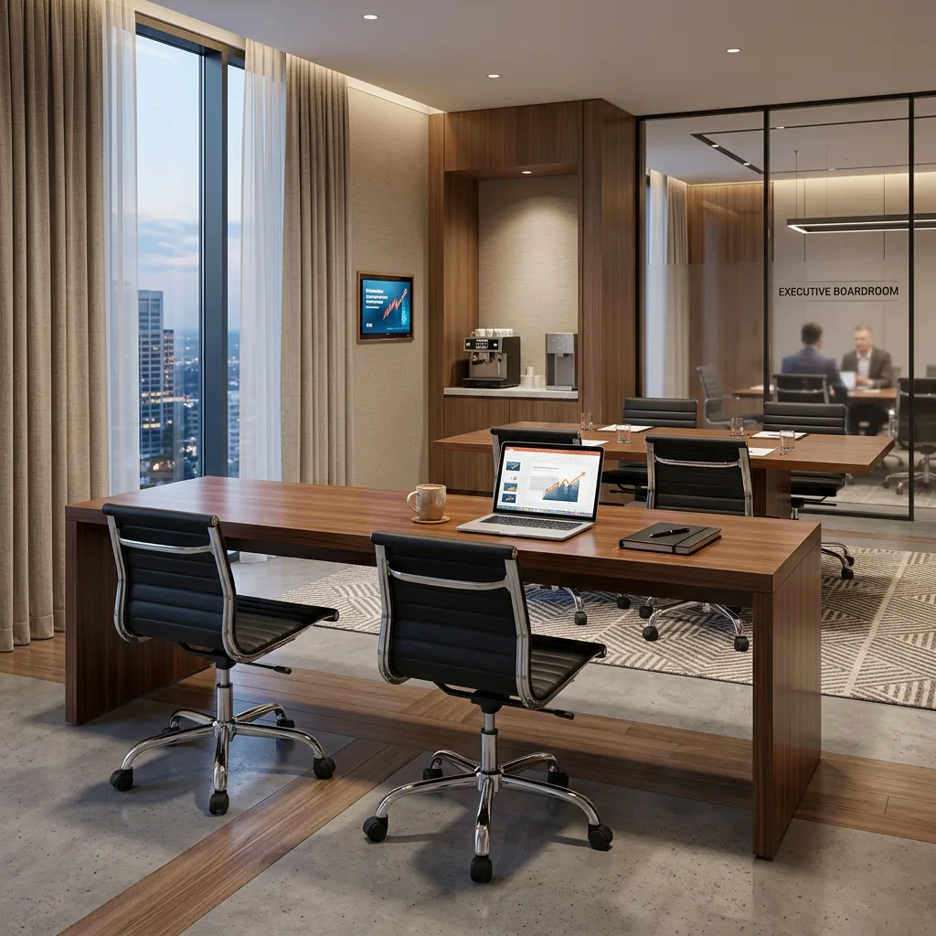 DC-811 desk chair at a hotel guestroom work desk