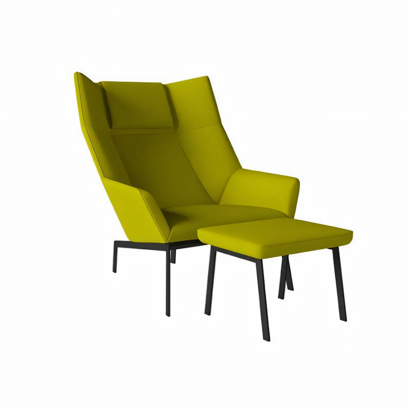Bora Chair & Ottoman Set — chair & ottoman
