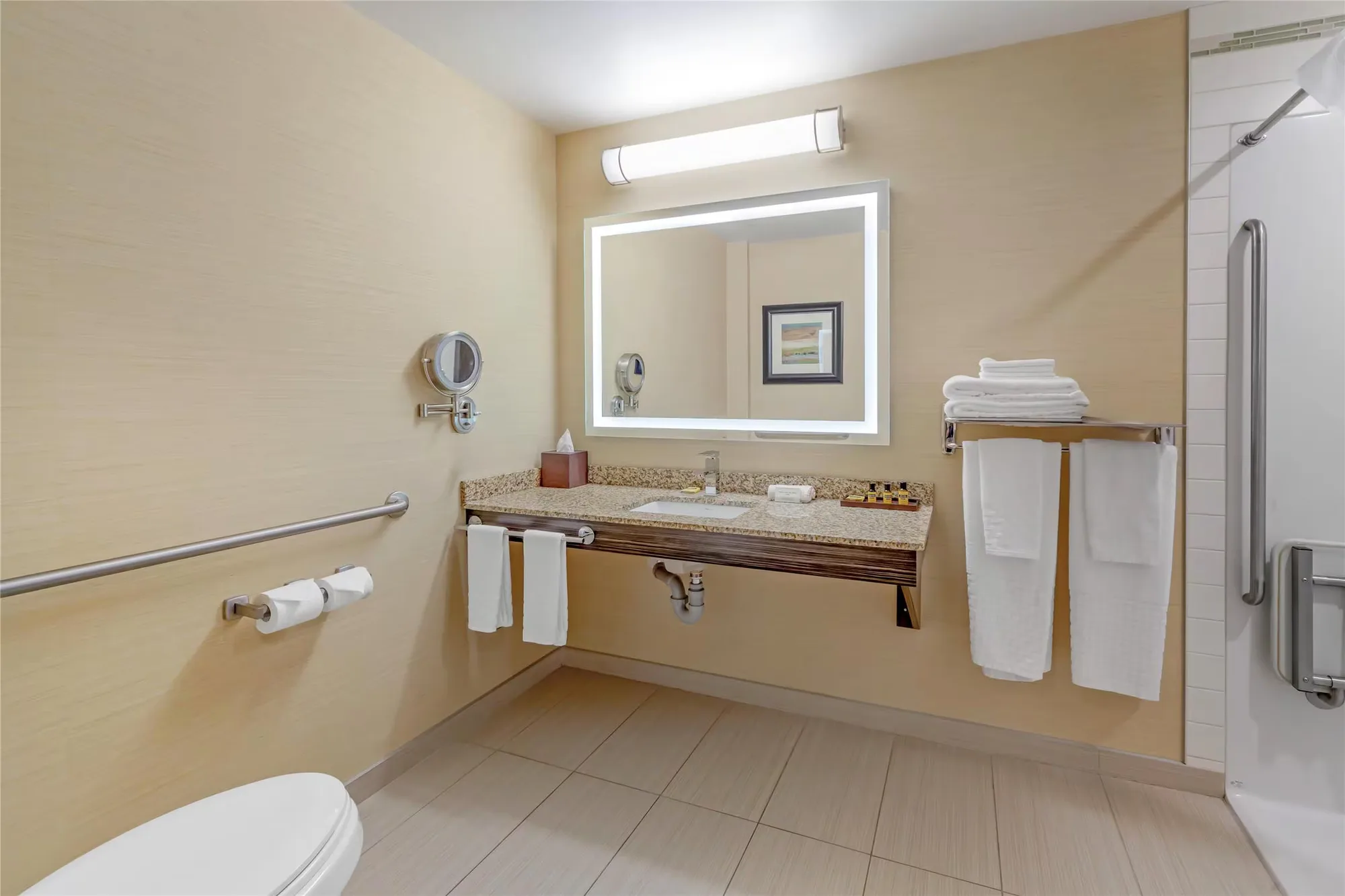 Best Western Plus guestroom — Best Western Plus Drayton Valley, AB · LED Mirrors