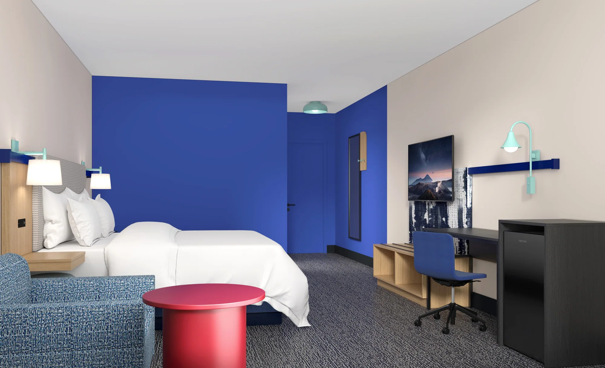 Garner guestroom — view 1