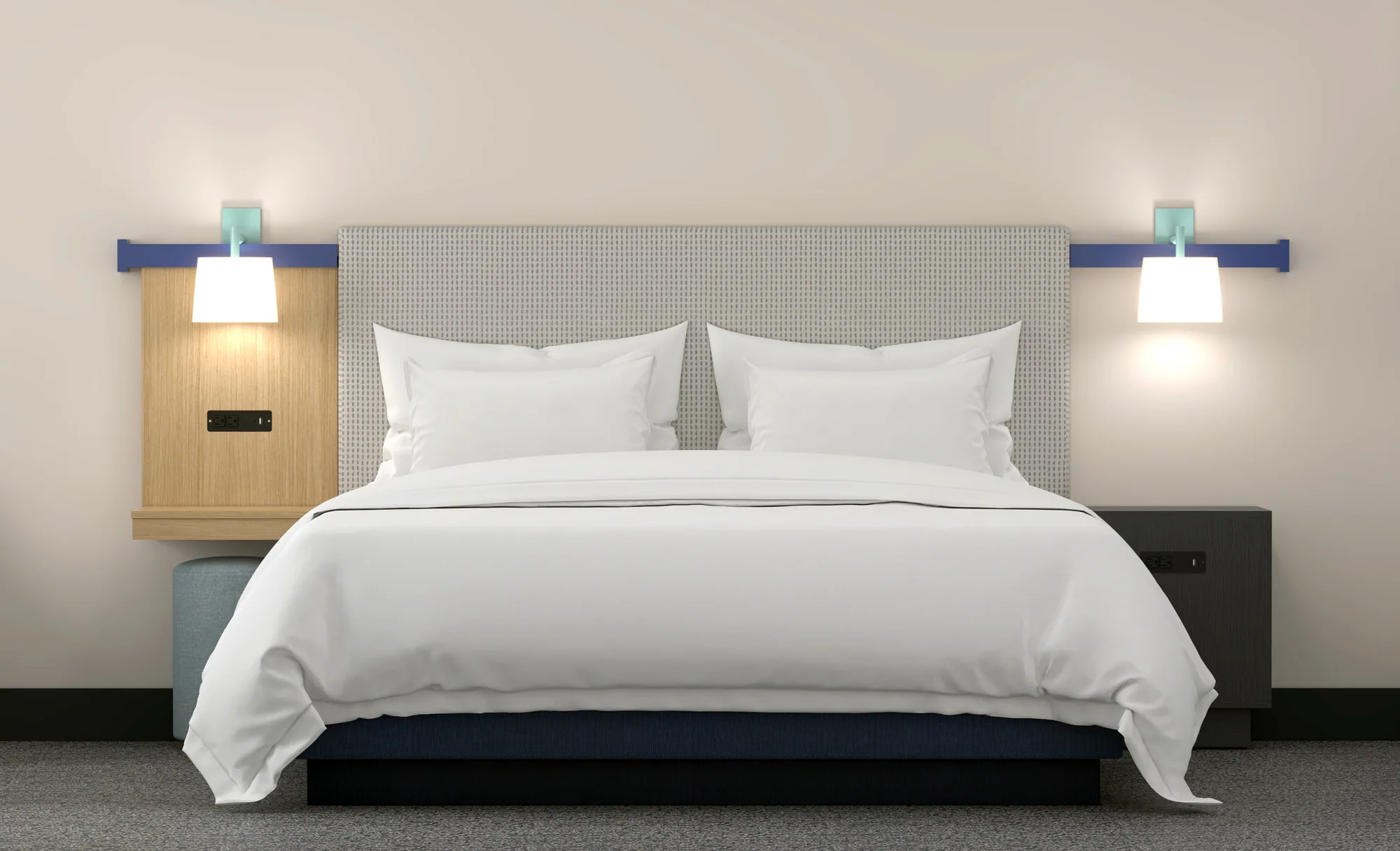 Garner guestroom — view 3