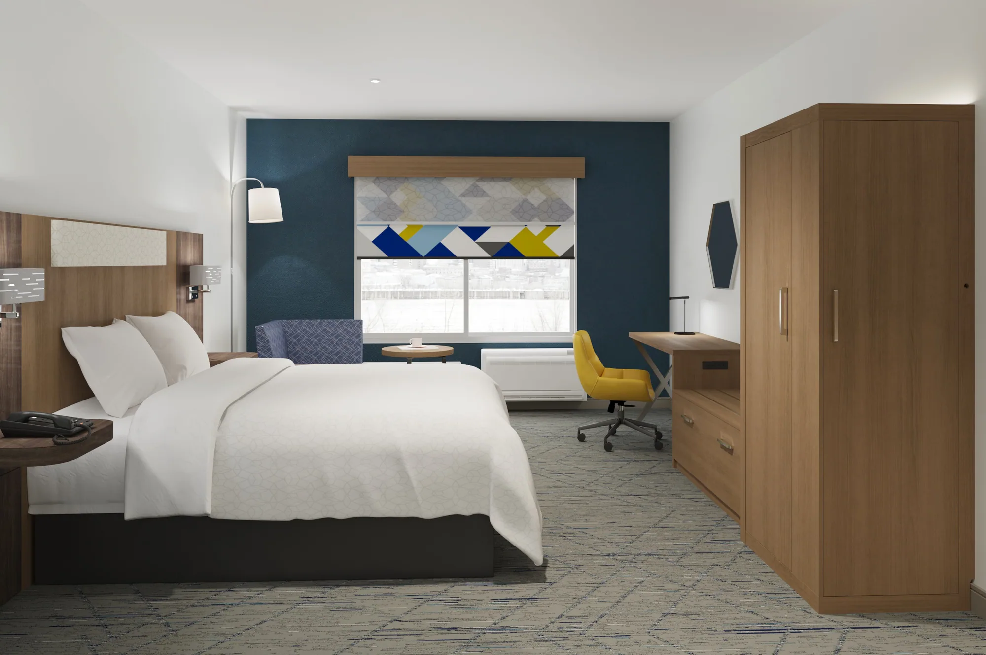 Holiday Inn Express guestroom