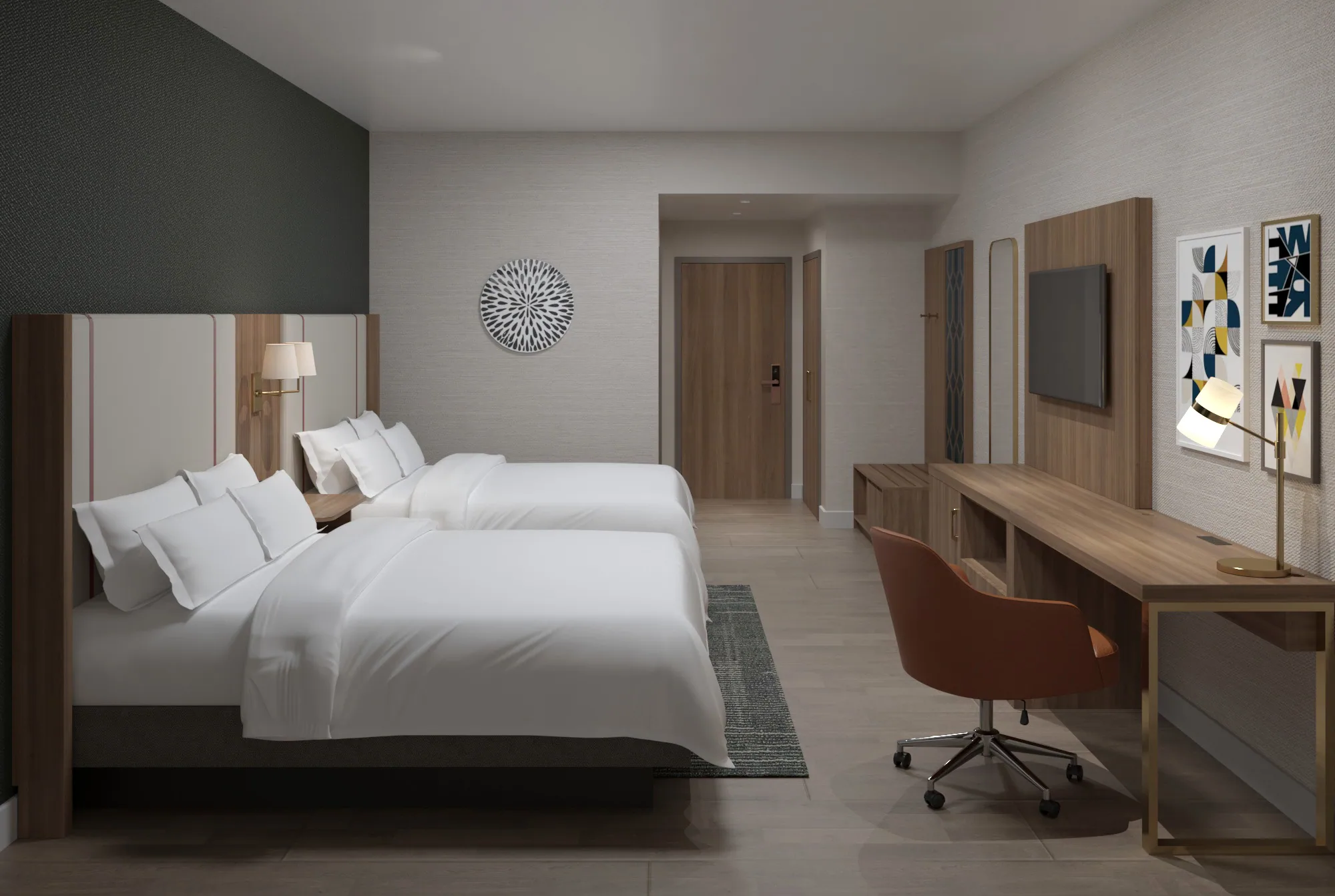 Holiday Inn guestroom — view 2