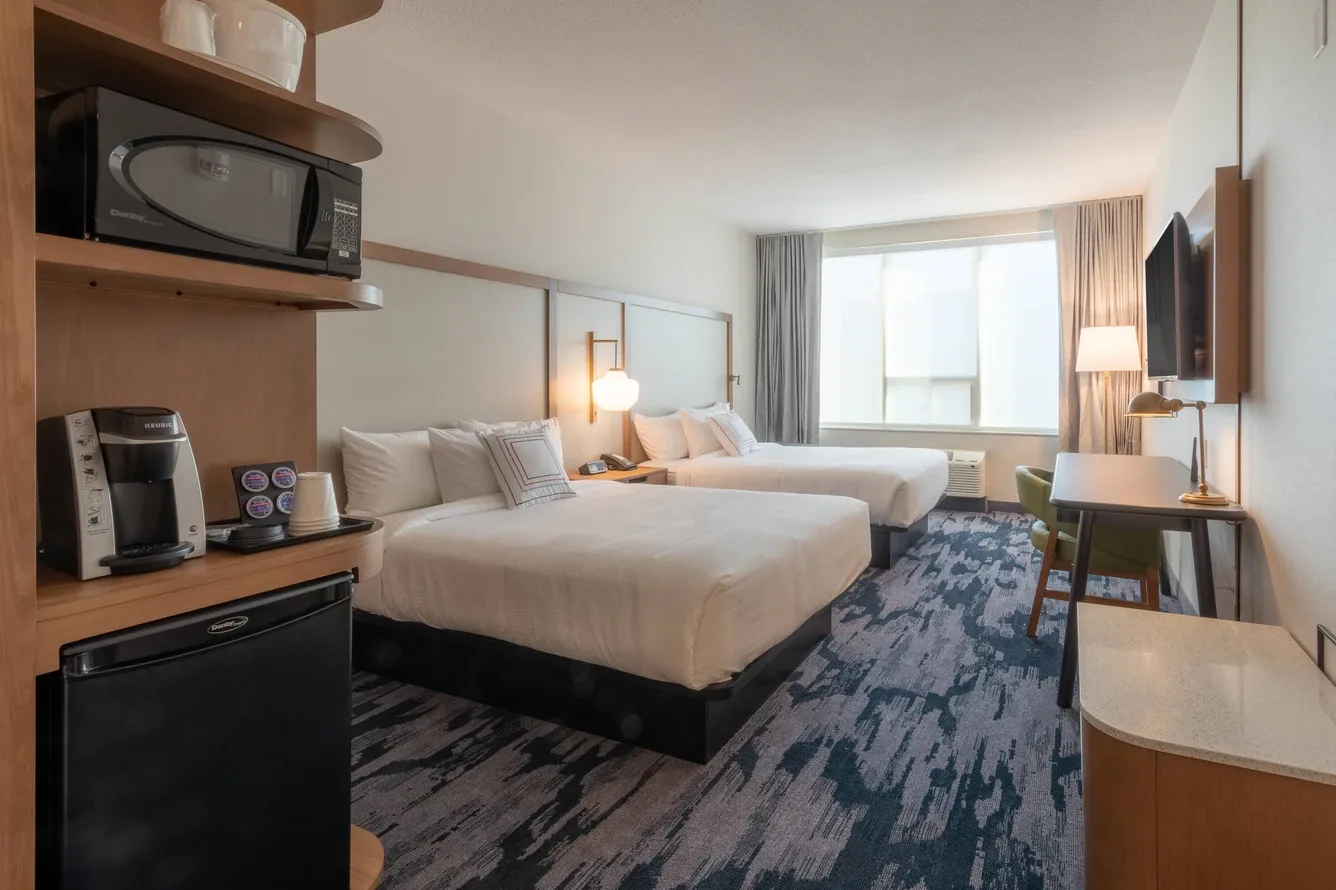 Fairfield Inn guestroom — view 2
