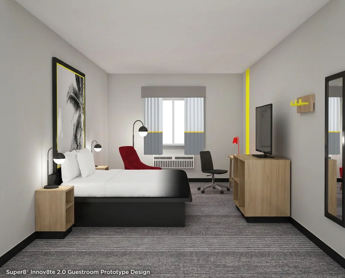 Super 8 by Wyndham guestroom — view 1
