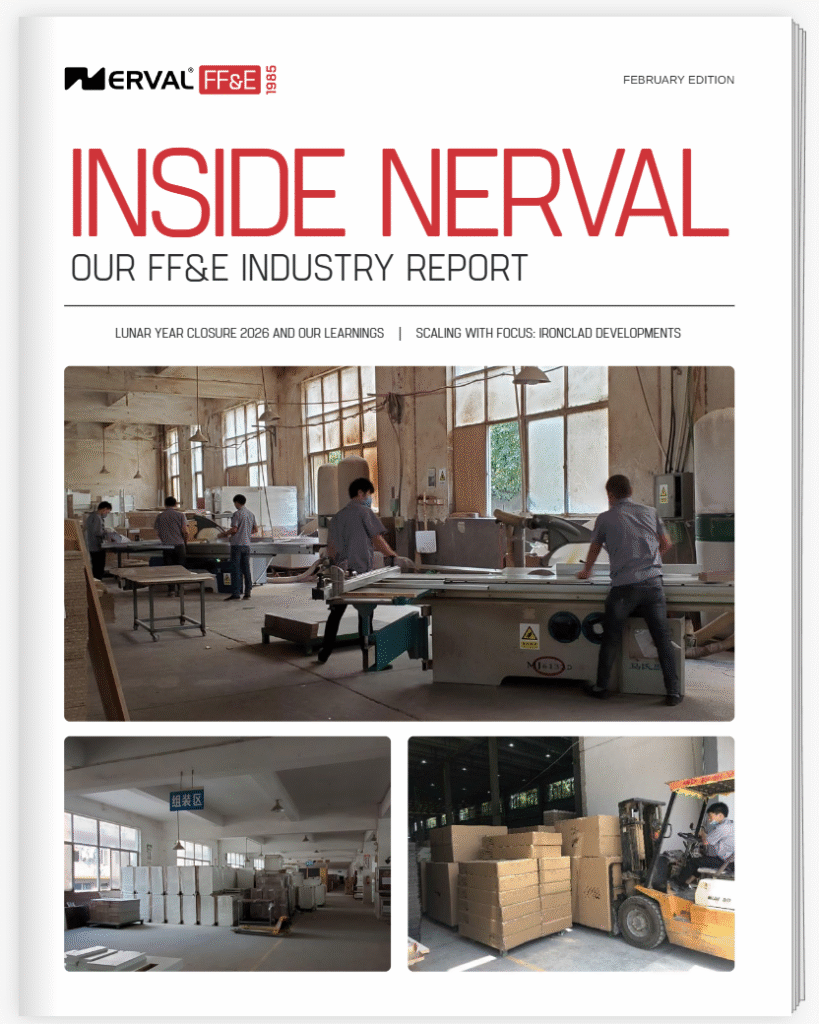 Nerval cover page of its monthly industry report. This issue features Nerval's trading company.